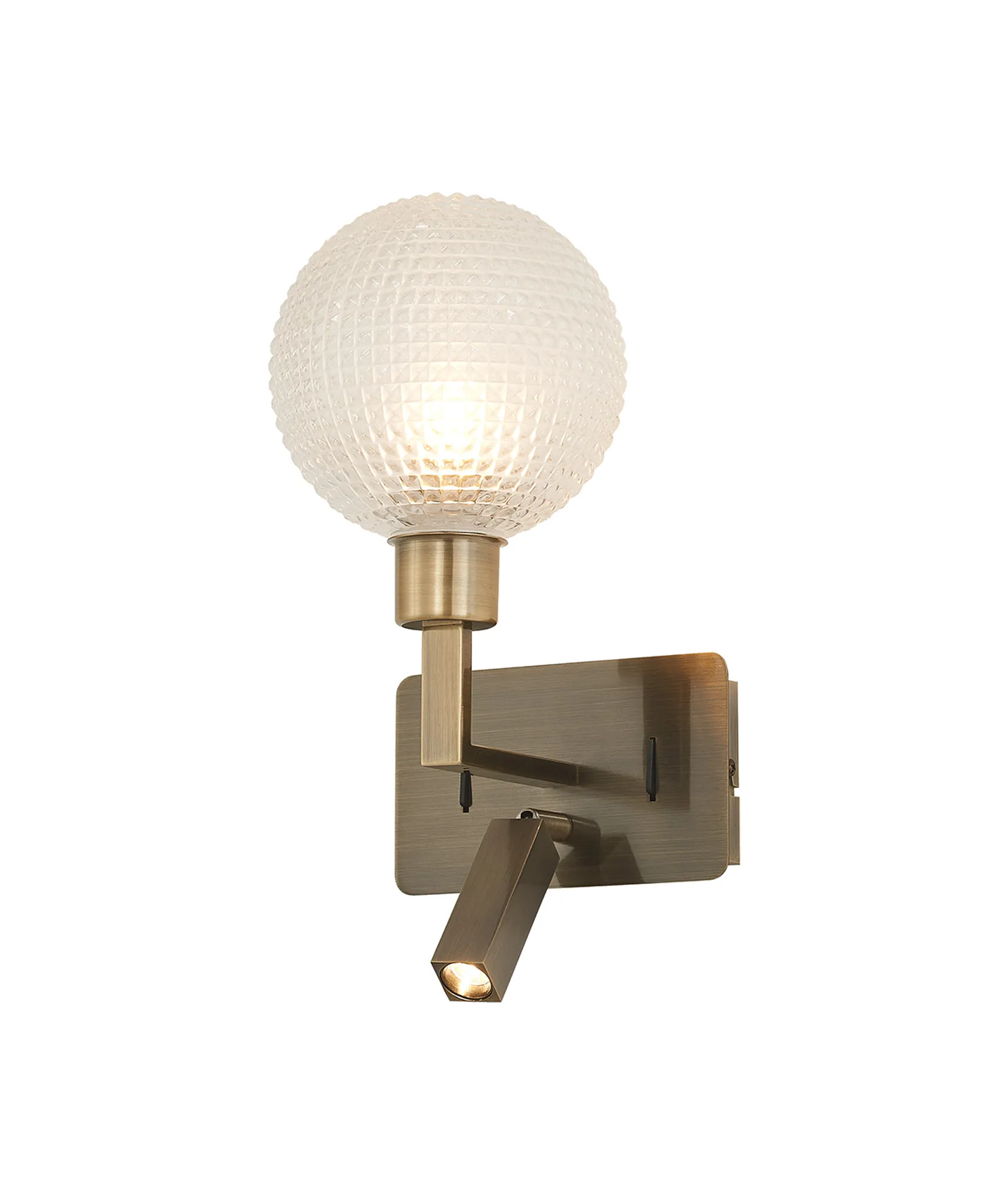 Baxter Antique Brass Wall Lights Deco Reading Lights